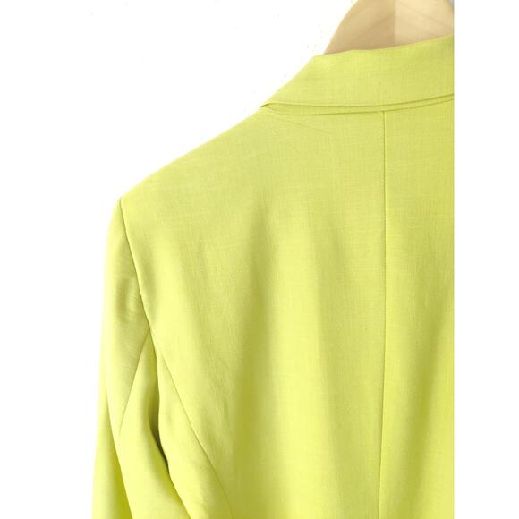 House Of Harlow 1960 Light Green Double Breasted Button Longline Blazer Size M - Picture 5 of 9